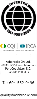 ISO 9000:2000 Series Foundation Training Course Syllabus
